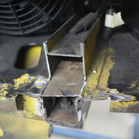 Die Schnittstellen werden später sauber mit Blechen abgeschlossen.