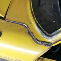 Zunächst wurden alle Roststellen gesäubert...