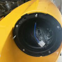 Die Scheinwerfer wurden ebenso...